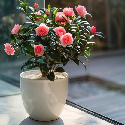 Camélia - Camellia japonica 'Dr. King' - Hauteur 50-60cm - ⌀15cm