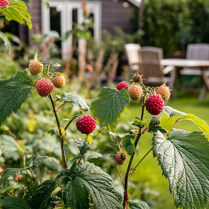 Framboise de Tay - Set de 3 - Rubus 'Tayberry' - Hauteur 25-40cm - ⌀9cm