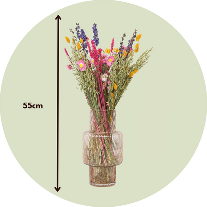 Fleurs séchées - Bouquet 'Trendy Vibrant'