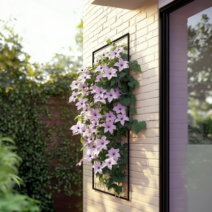 Clématite - Lot de 2 - Clematis 'Hagley Hybrid' - Hauteur 100-120cm - ⌀17cm